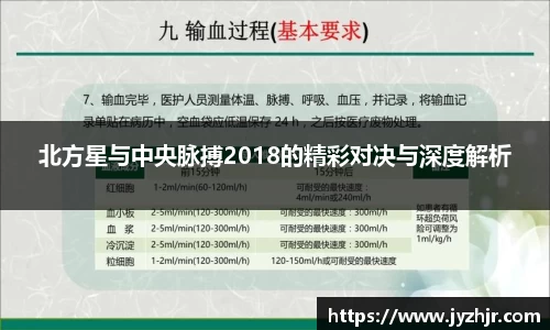 北方星与中央脉搏2018的精彩对决与深度解析
